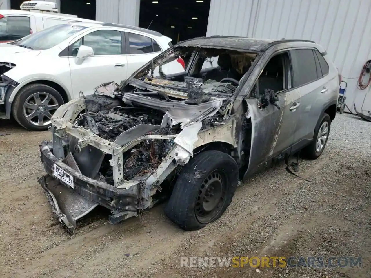 2 Photograph of a damaged car 2T3H1RFV2MC113216 TOYOTA RAV4 2021