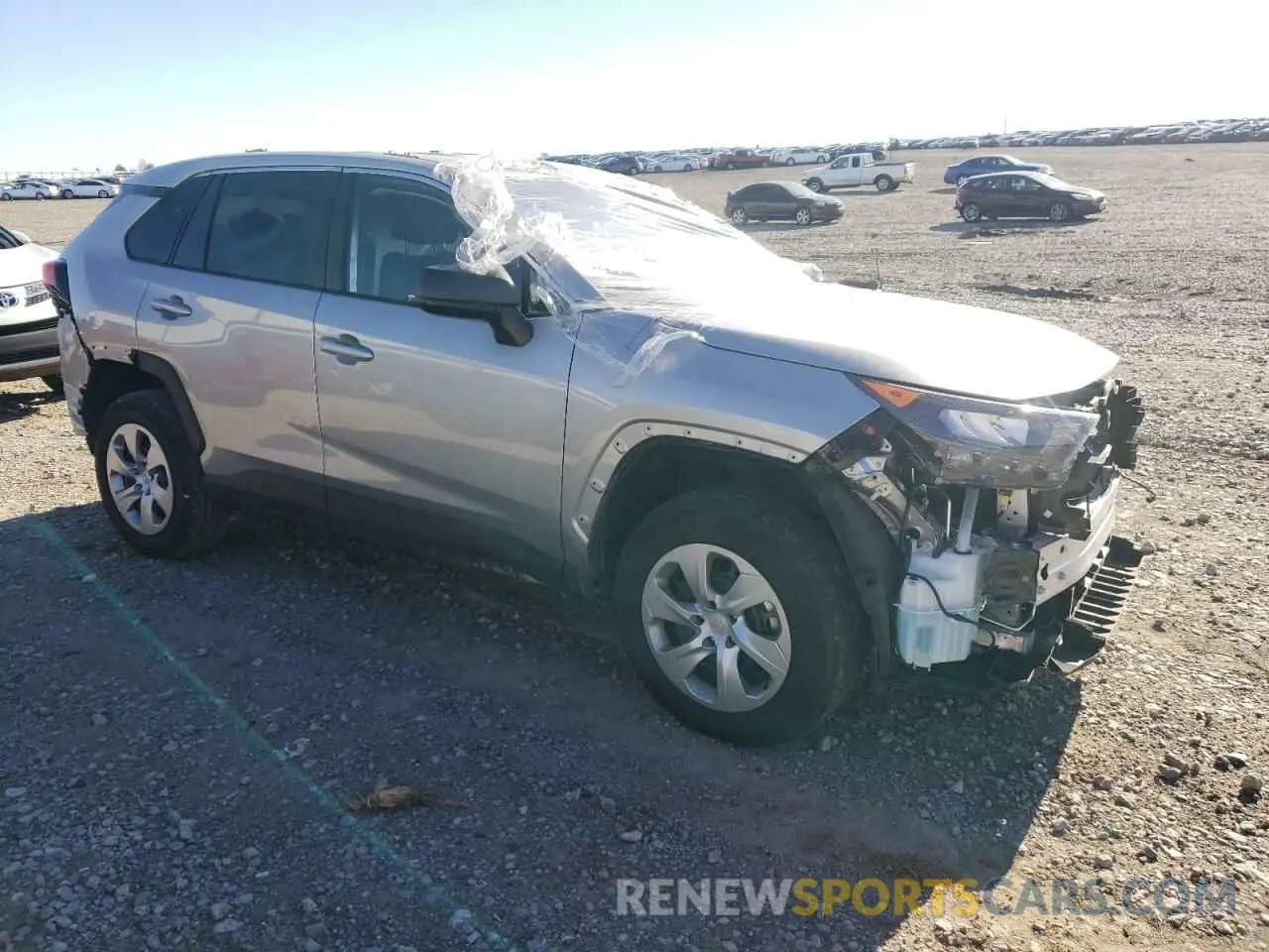 1 Photograph of a damaged car 2T3H1RFV2MC117234 TOYOTA RAV4 2021