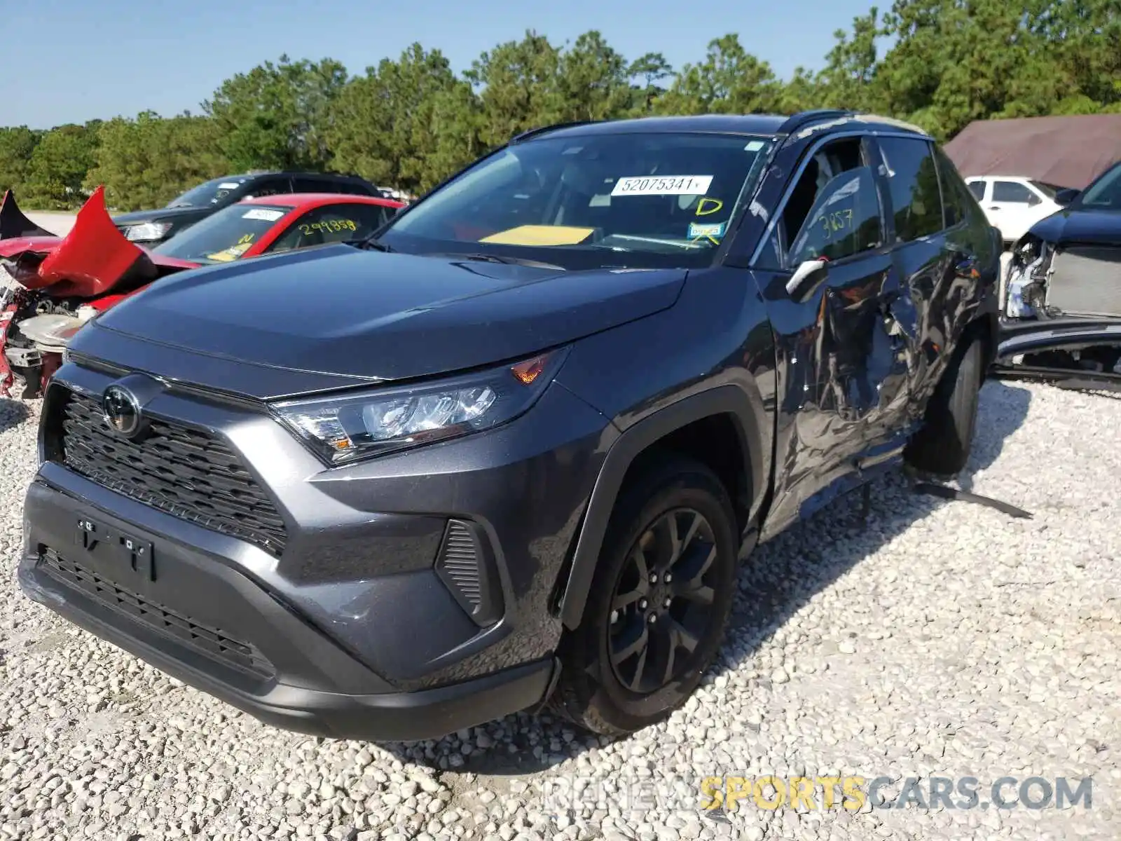 2 Photograph of a damaged car 2T3H1RFV2MC122451 TOYOTA RAV4 2021