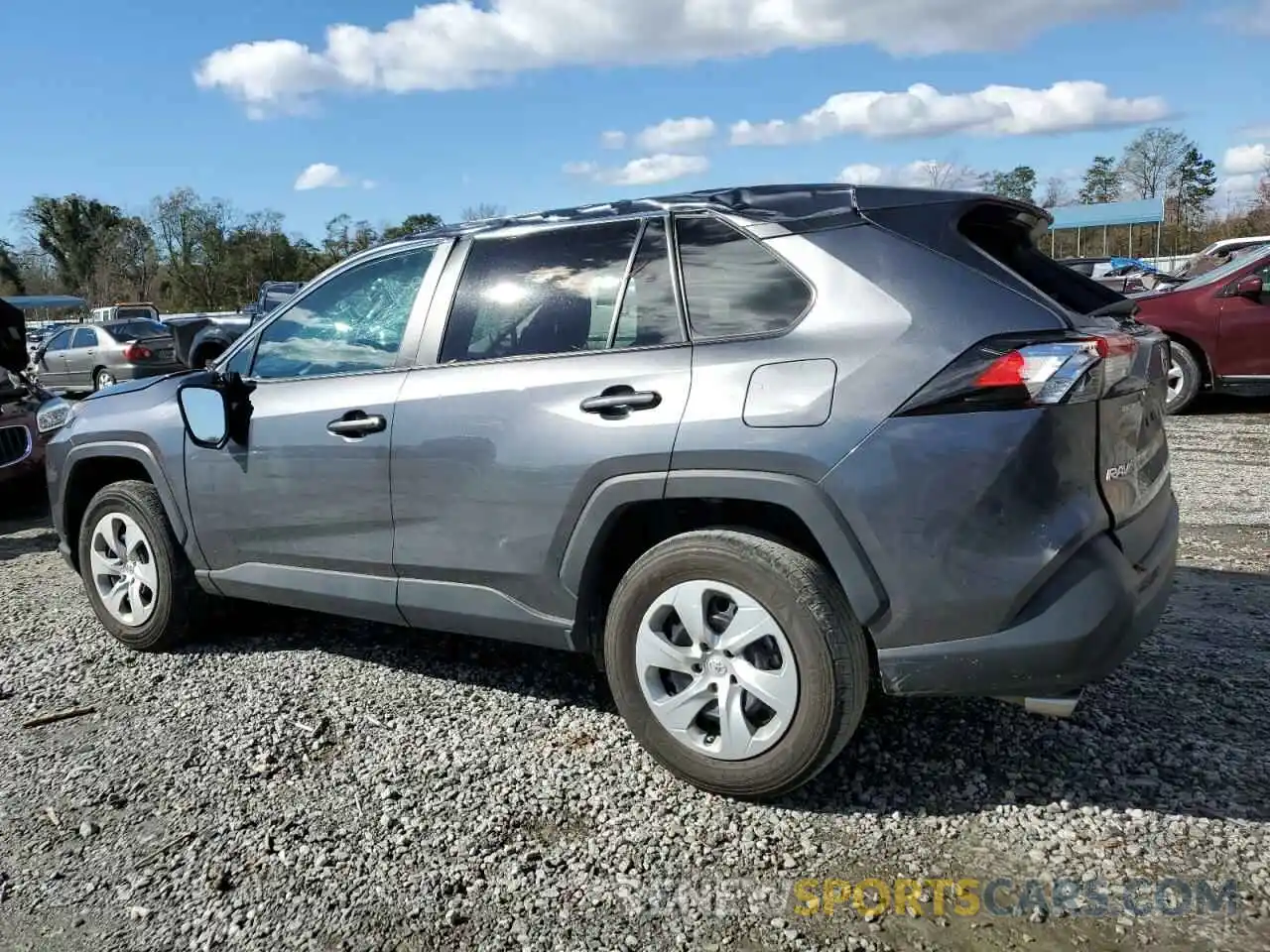 2 Photograph of a damaged car 2T3H1RFV2MC132932 TOYOTA RAV4 2021