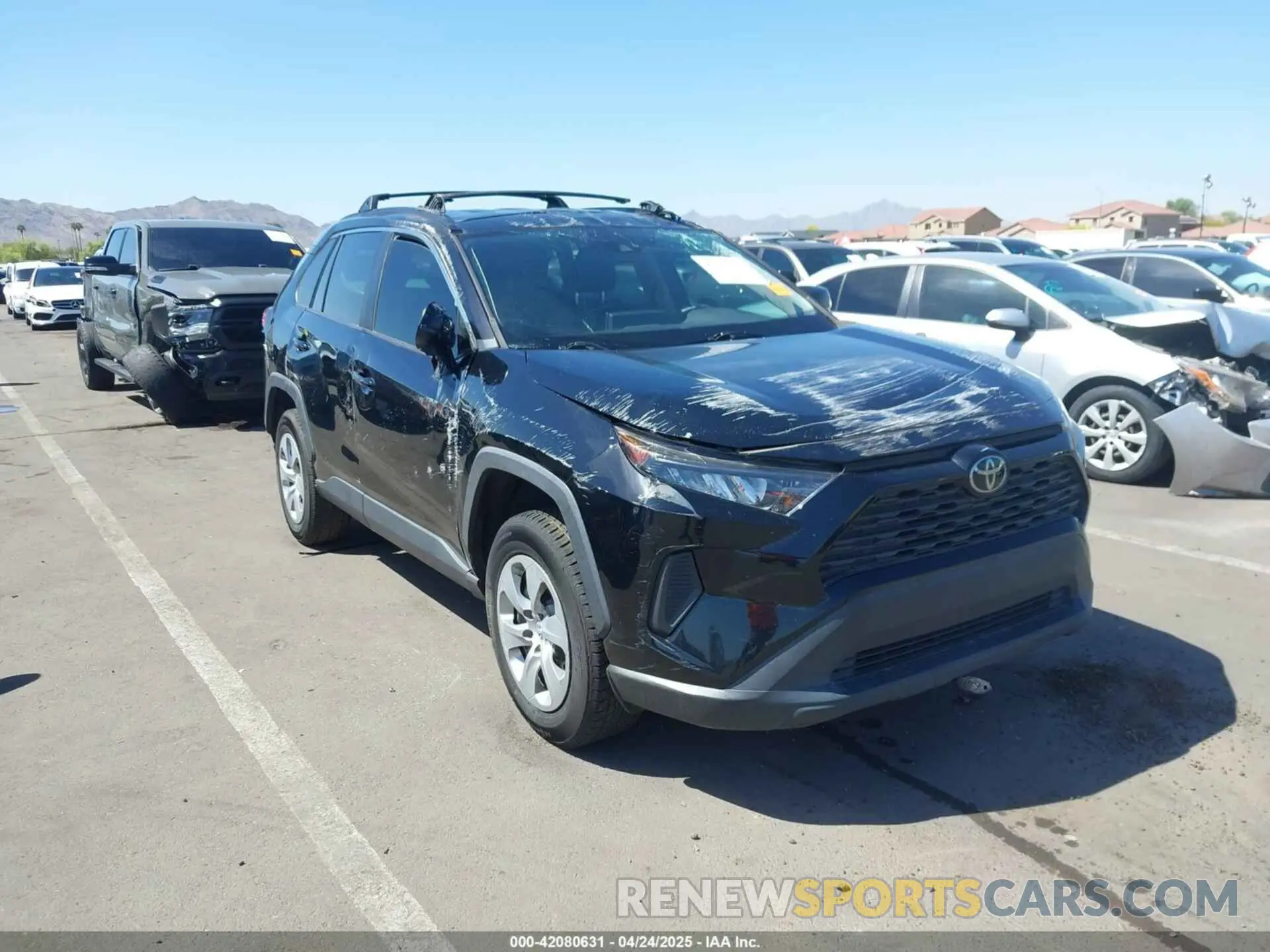 1 Photograph of a damaged car 2T3H1RFV2MC134521 TOYOTA RAV4 2021