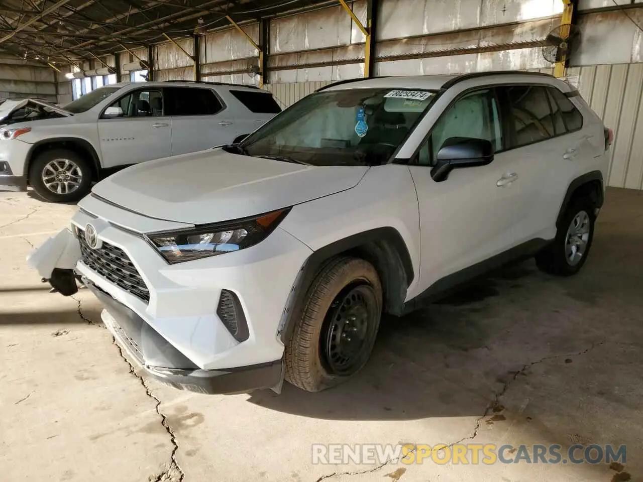 1 Photograph of a damaged car 2T3H1RFV2MW130354 TOYOTA RAV4 2021