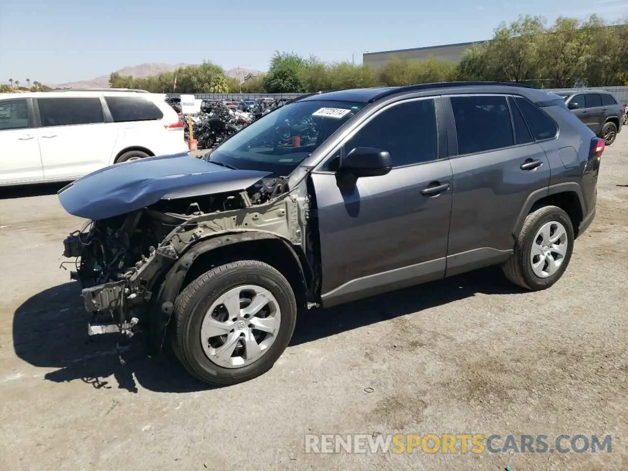 1 Photograph of a damaged car 2T3H1RFV2MW135358 TOYOTA RAV4 2021