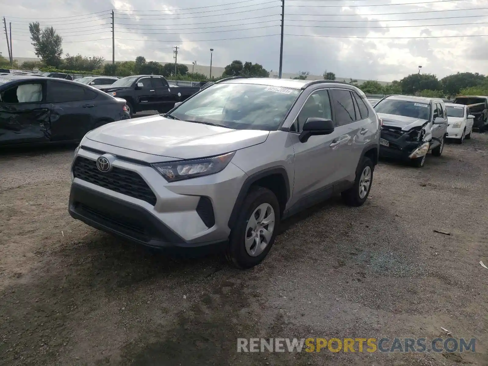 2 Photograph of a damaged car 2T3H1RFV3MC106839 TOYOTA RAV4 2021