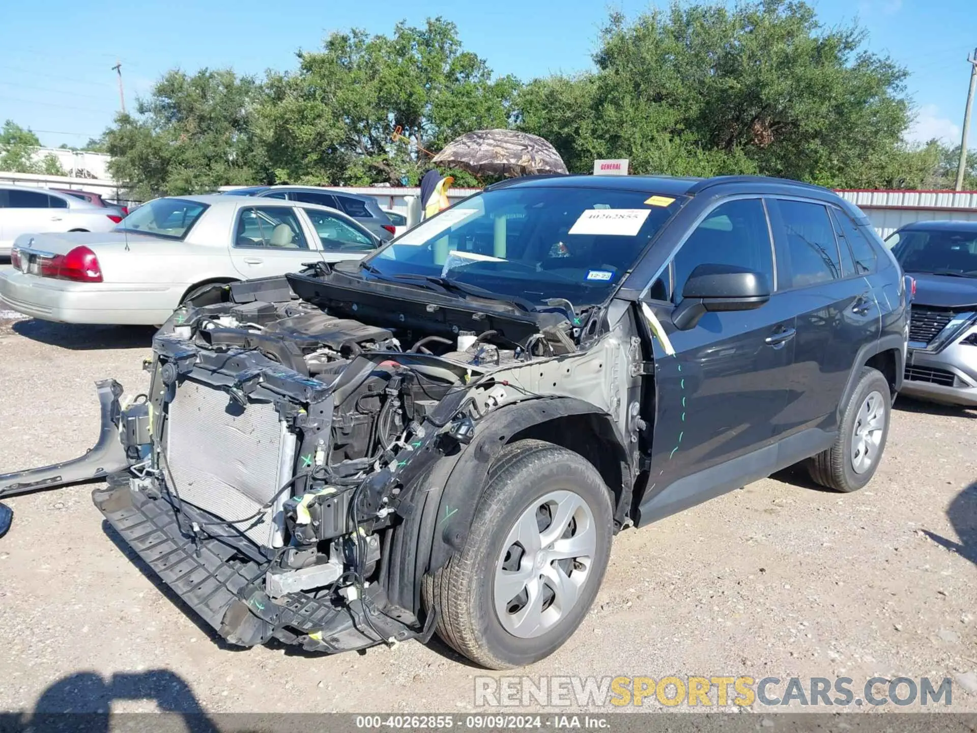 2 Photograph of a damaged car 2T3H1RFV3MC107327 TOYOTA RAV4 2021