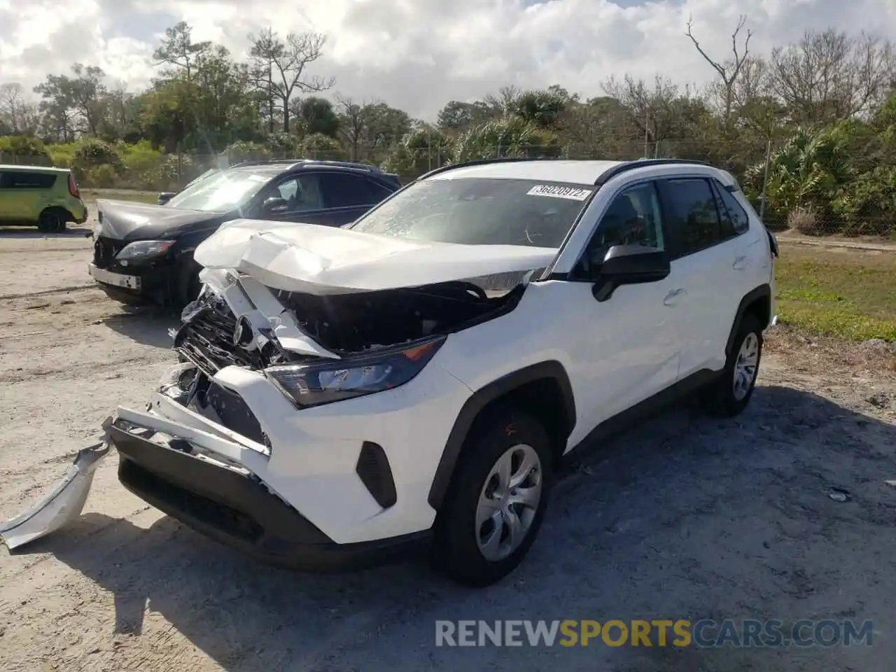 2 Photograph of a damaged car 2T3H1RFV3MC107960 TOYOTA RAV4 2021