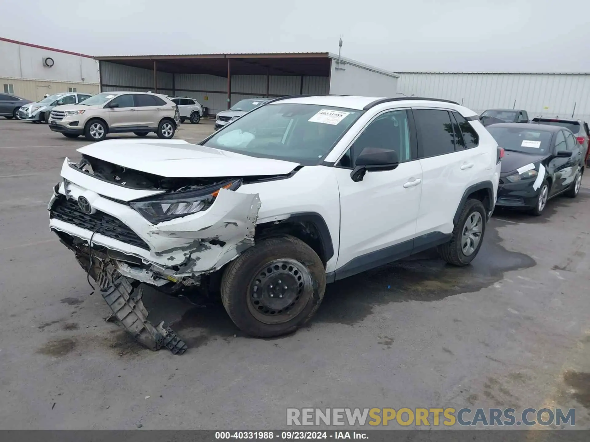2 Photograph of a damaged car 2T3H1RFV3MC115606 TOYOTA RAV4 2021