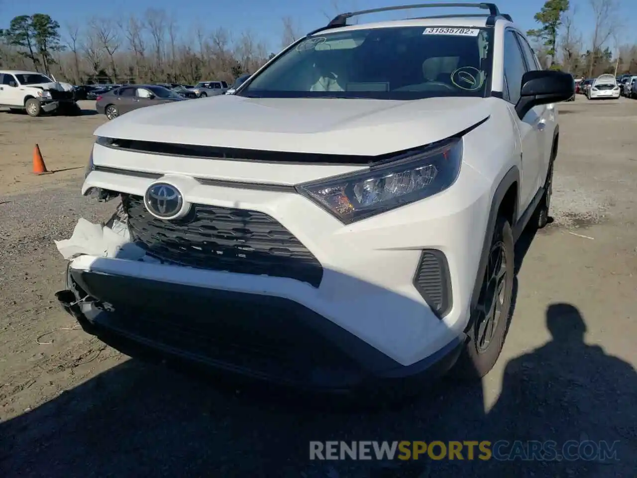 2 Photograph of a damaged car 2T3H1RFV3MC144636 TOYOTA RAV4 2021