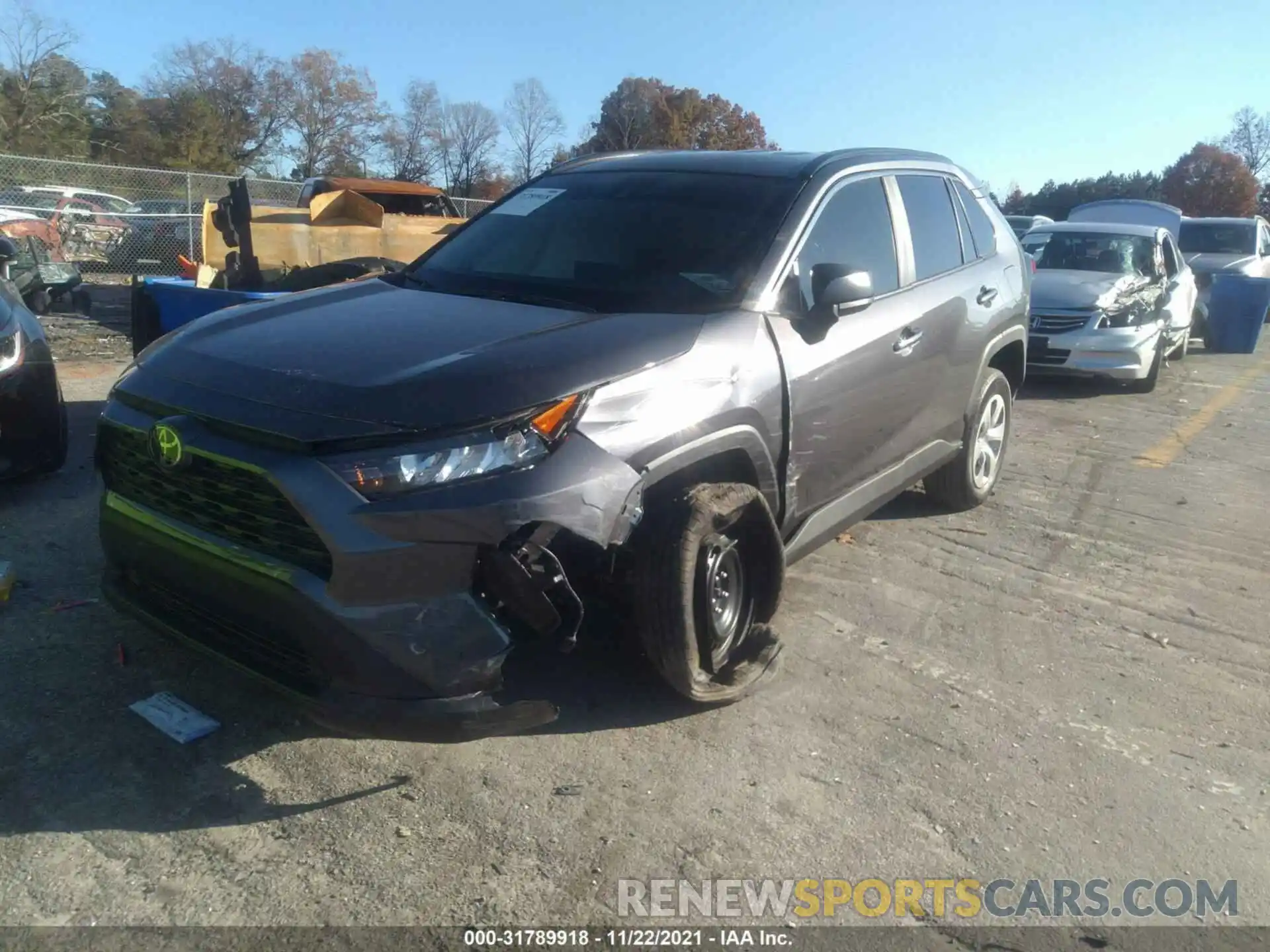 2 Photograph of a damaged car 2T3H1RFV3MC152736 TOYOTA RAV4 2021