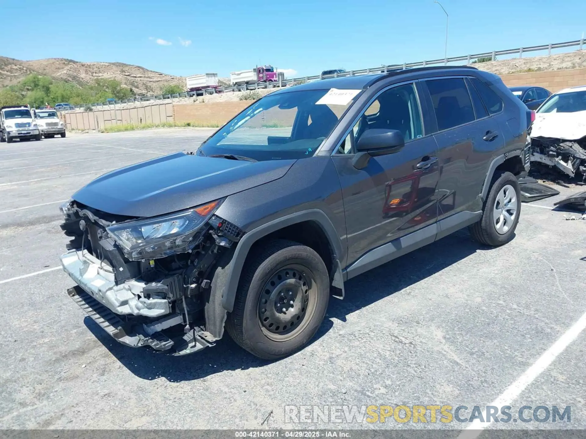 2 Photograph of a damaged car 2T3H1RFV3MW133201 TOYOTA RAV4 2021
