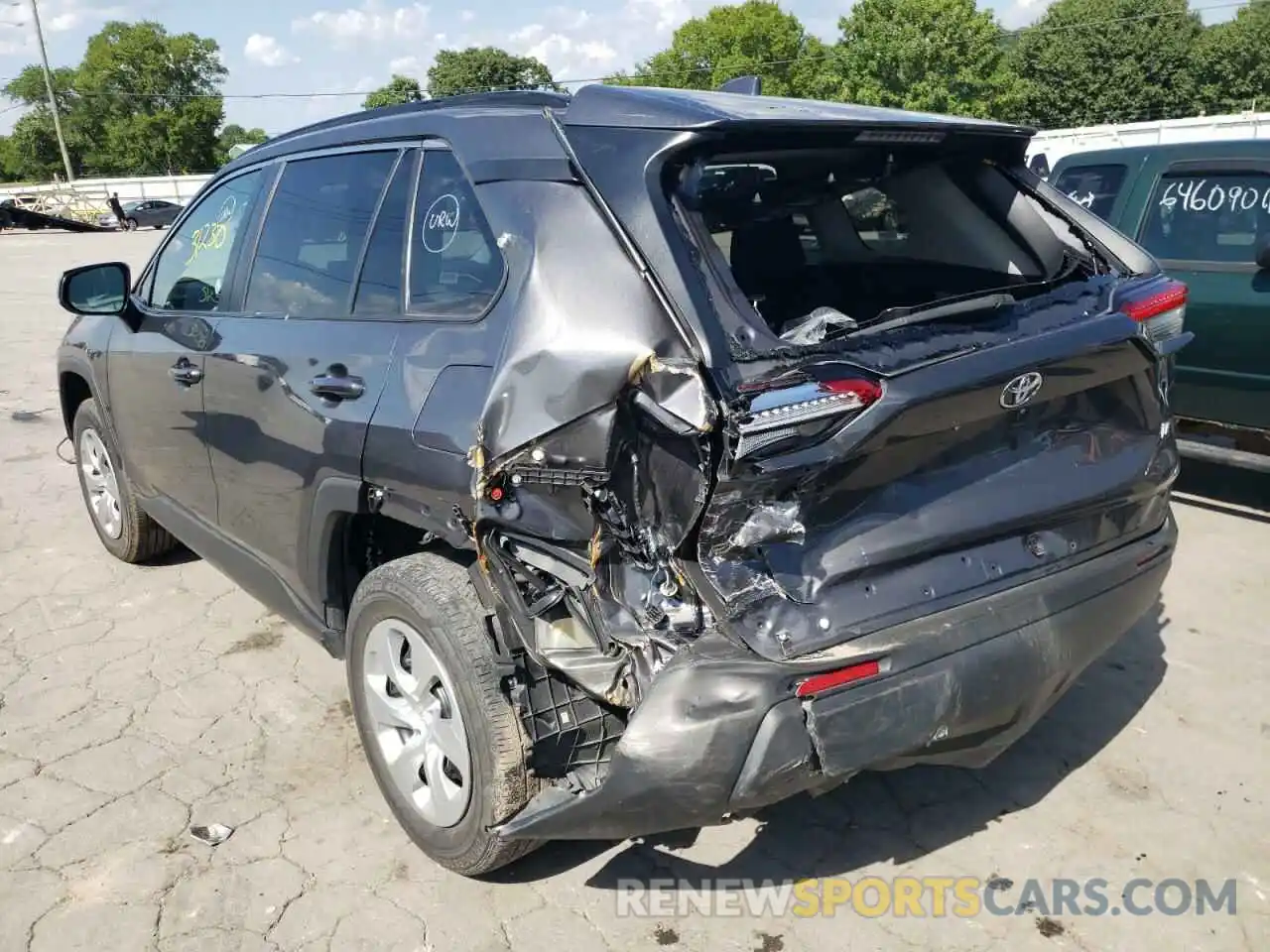 3 Photograph of a damaged car 2T3H1RFV3MW143596 TOYOTA RAV4 2021