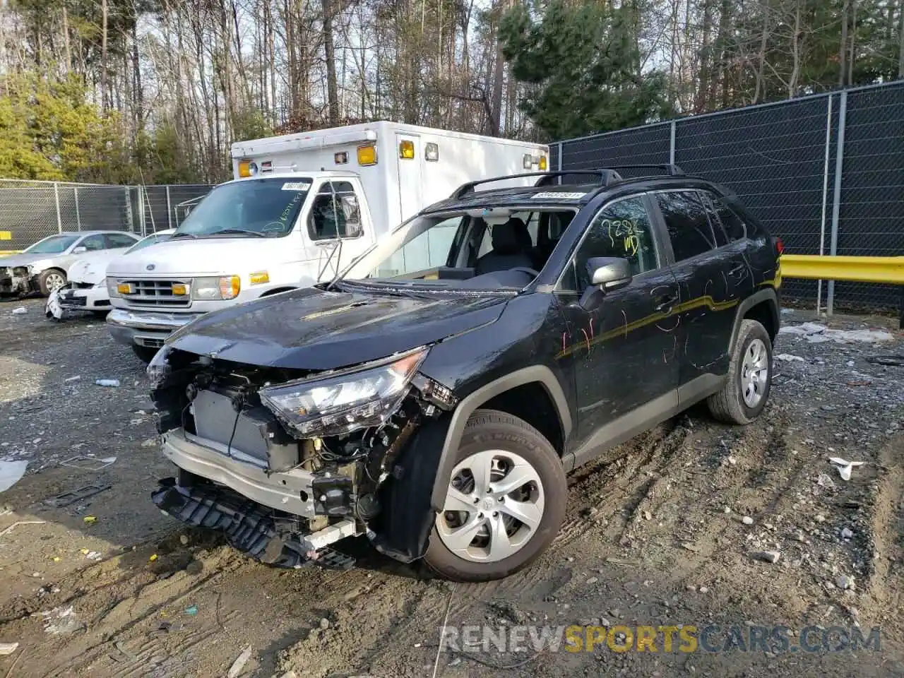 2 Photograph of a damaged car 2T3H1RFV3MW148751 TOYOTA RAV4 2021