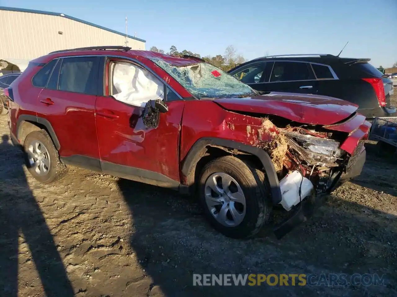 4 Photograph of a damaged car 2T3H1RFV3MW162746 TOYOTA RAV4 2021