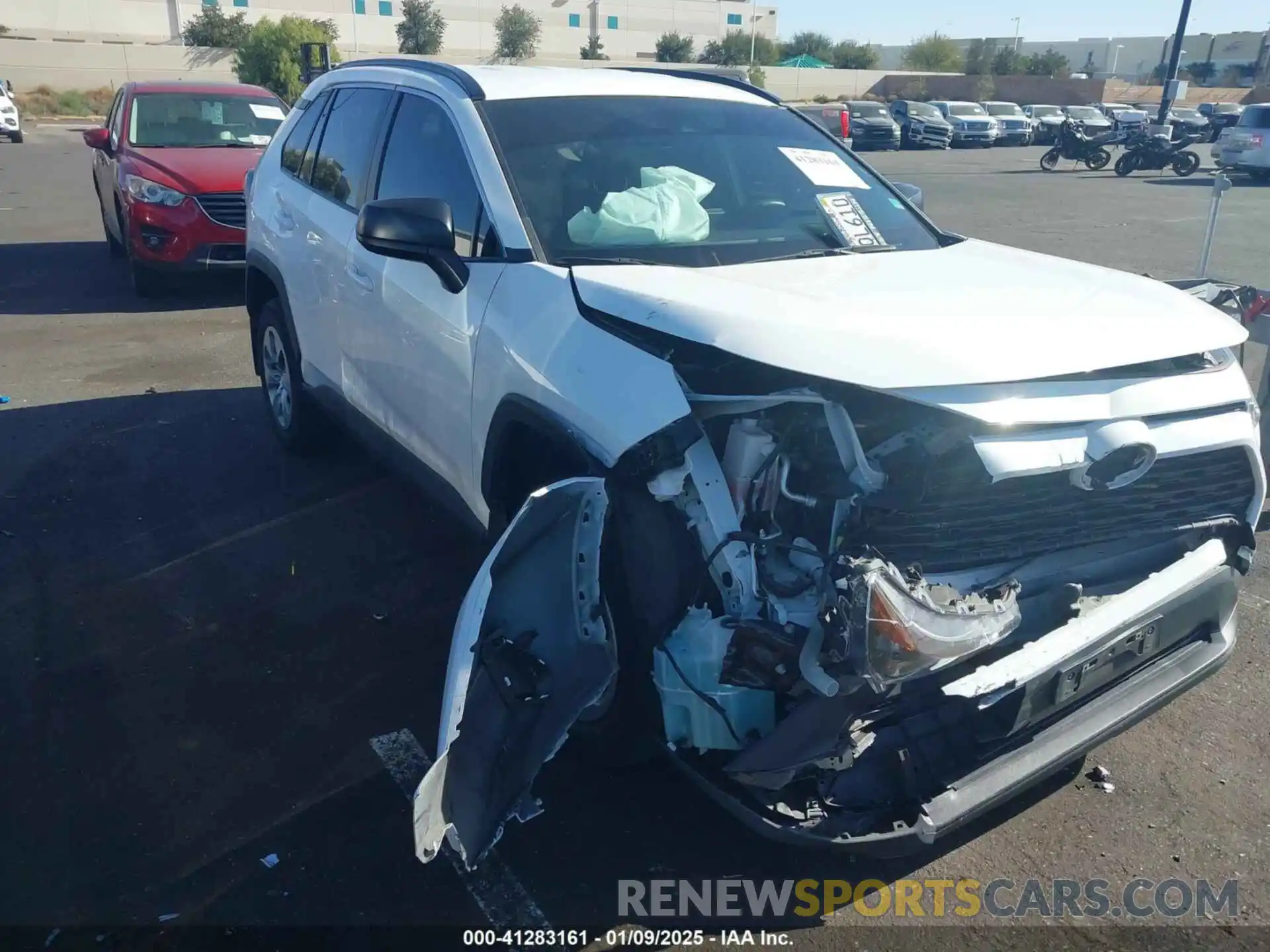 1 Photograph of a damaged car 2T3H1RFV3MW166926 TOYOTA RAV4 2021