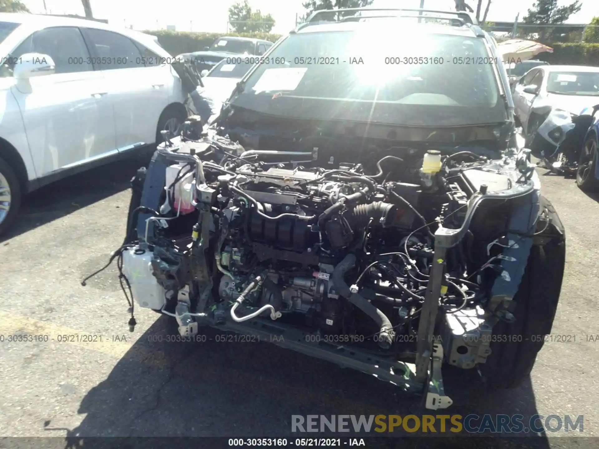 6 Photograph of a damaged car 2T3H1RFV4MC090375 TOYOTA RAV4 2021