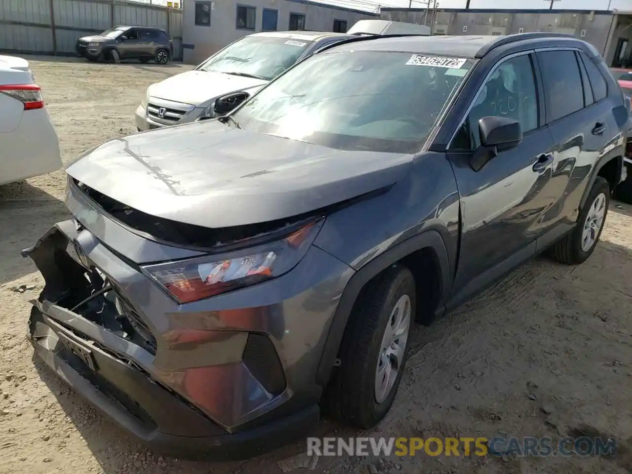 2 Photograph of a damaged car 2T3H1RFV4MC093373 TOYOTA RAV4 2021