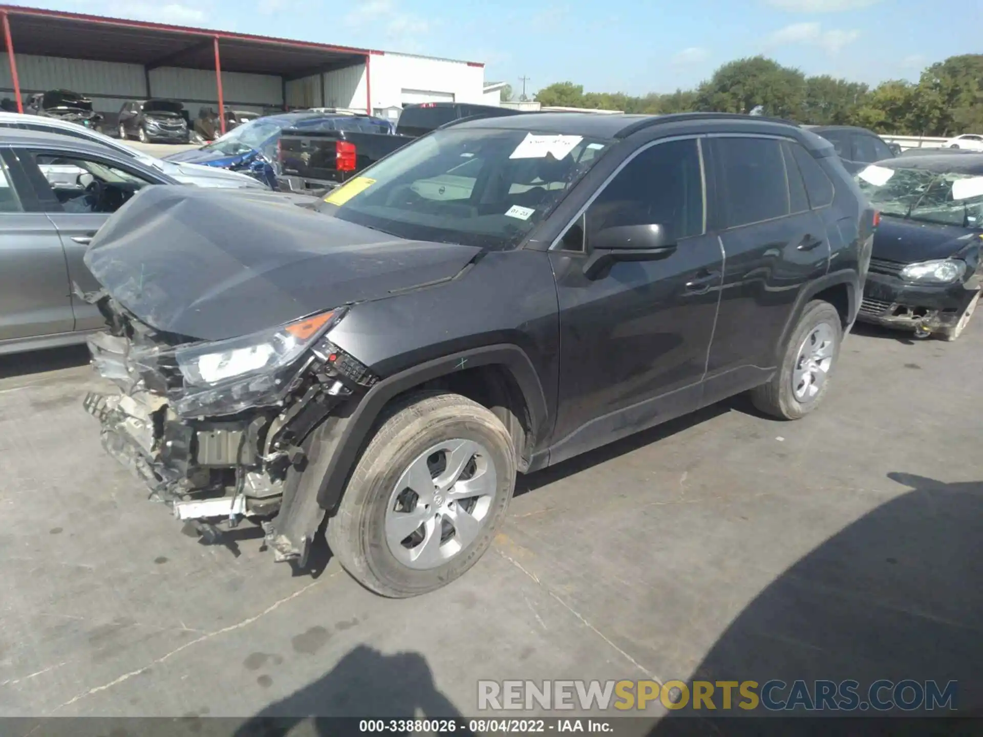 2 Photograph of a damaged car 2T3H1RFV4MC105232 TOYOTA RAV4 2021