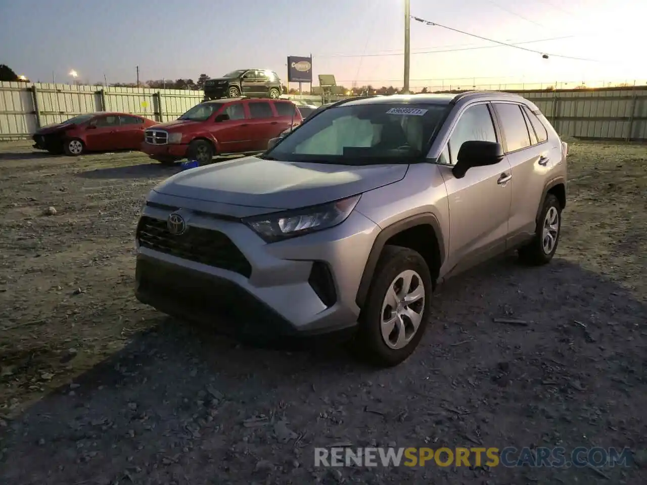 2 Photograph of a damaged car 2T3H1RFV4MC123391 TOYOTA RAV4 2021