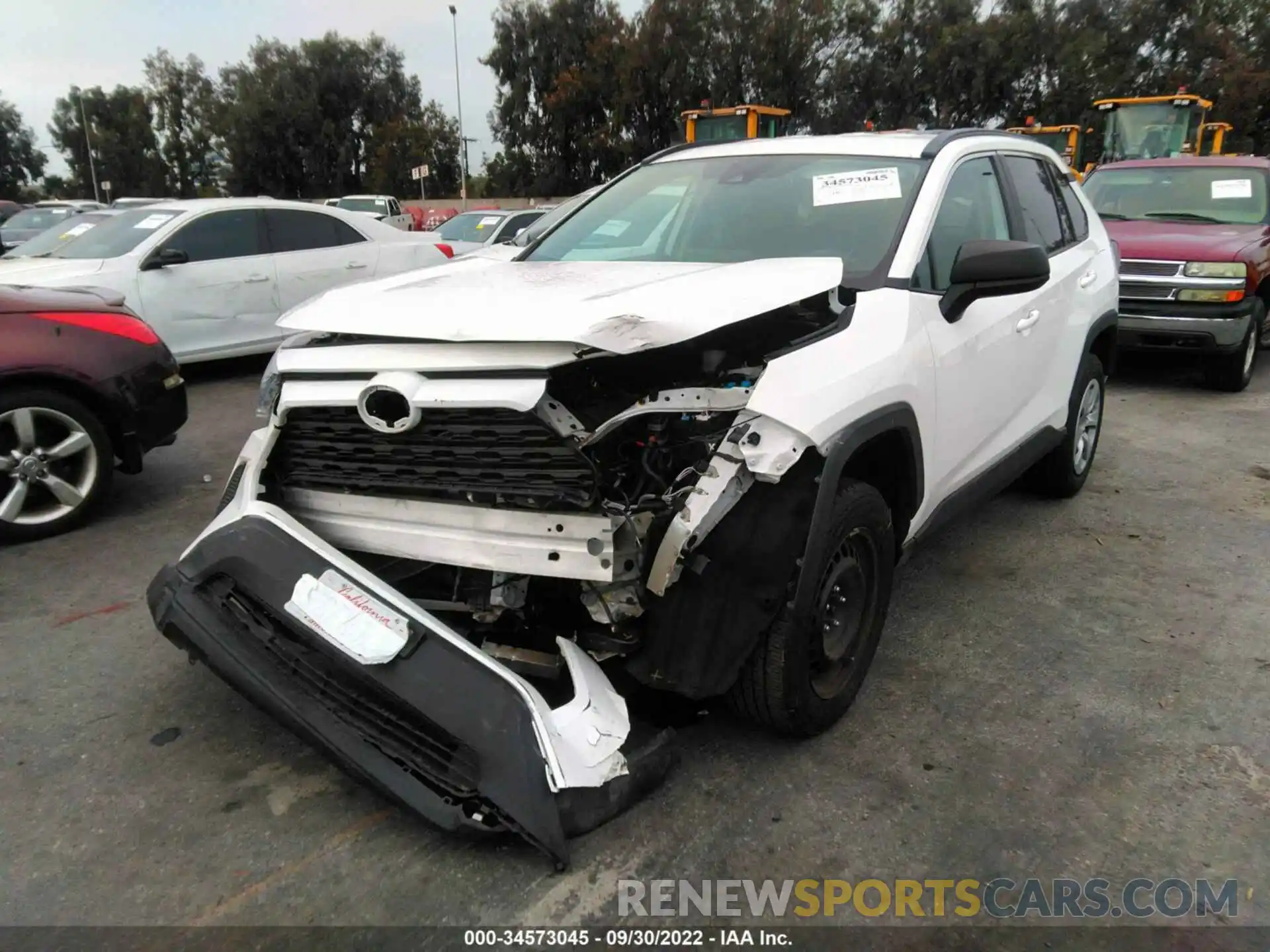 2 Photograph of a damaged car 2T3H1RFV4MC123634 TOYOTA RAV4 2021