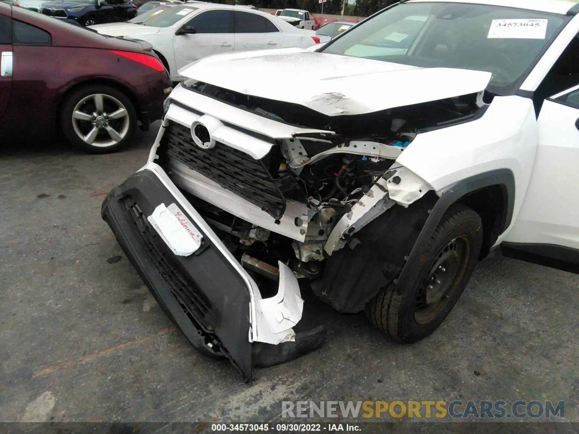 6 Photograph of a damaged car 2T3H1RFV4MC123634 TOYOTA RAV4 2021