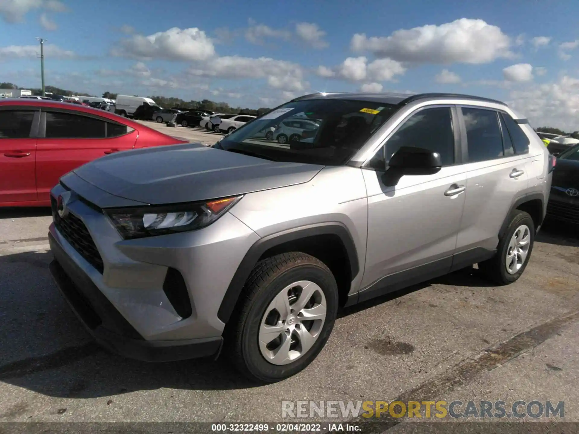 2 Photograph of a damaged car 2T3H1RFV4MC127845 TOYOTA RAV4 2021