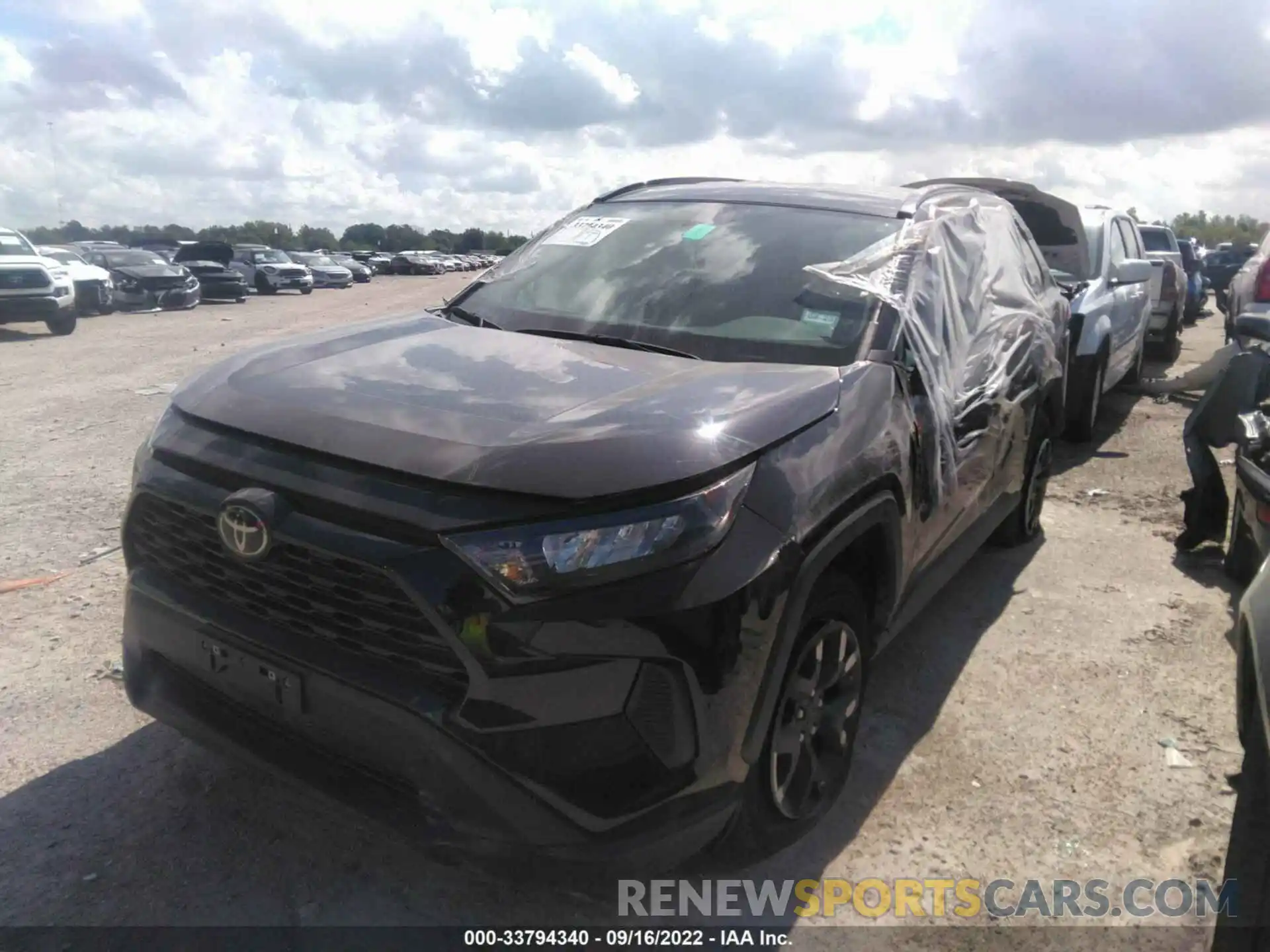 2 Photograph of a damaged car 2T3H1RFV4MC136349 TOYOTA RAV4 2021