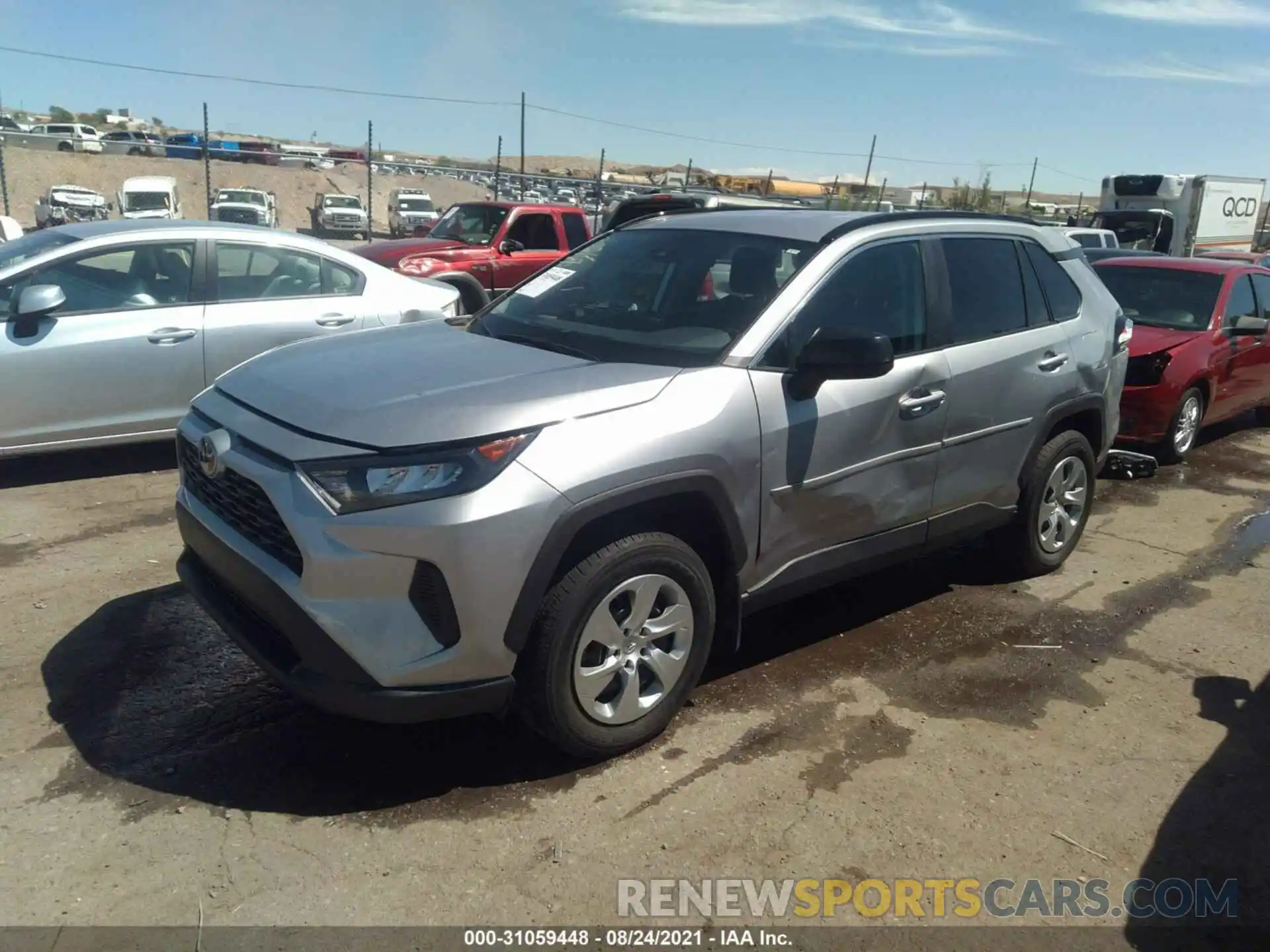 2 Photograph of a damaged car 2T3H1RFV4MC138148 TOYOTA RAV4 2021