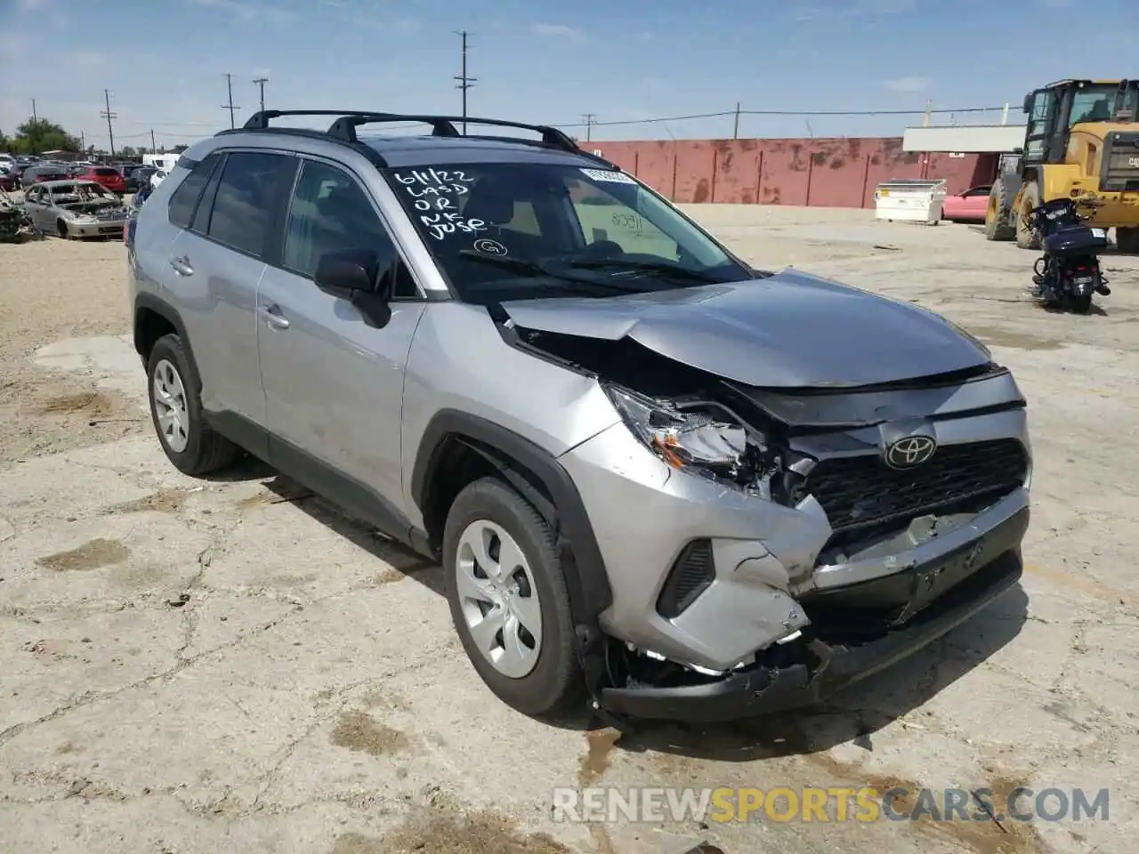 1 Photograph of a damaged car 2T3H1RFV4MC142782 TOYOTA RAV4 2021