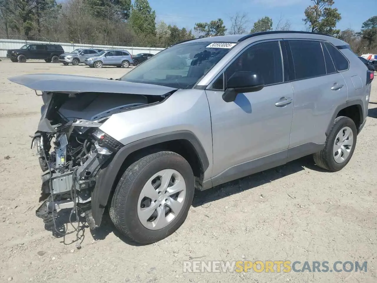 1 Photograph of a damaged car 2T3H1RFV4MC162126 TOYOTA RAV4 2021