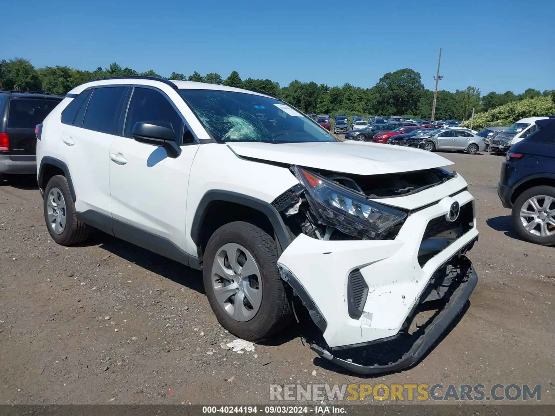 1 Photograph of a damaged car 2T3H1RFV4MW112227 TOYOTA RAV4 2021