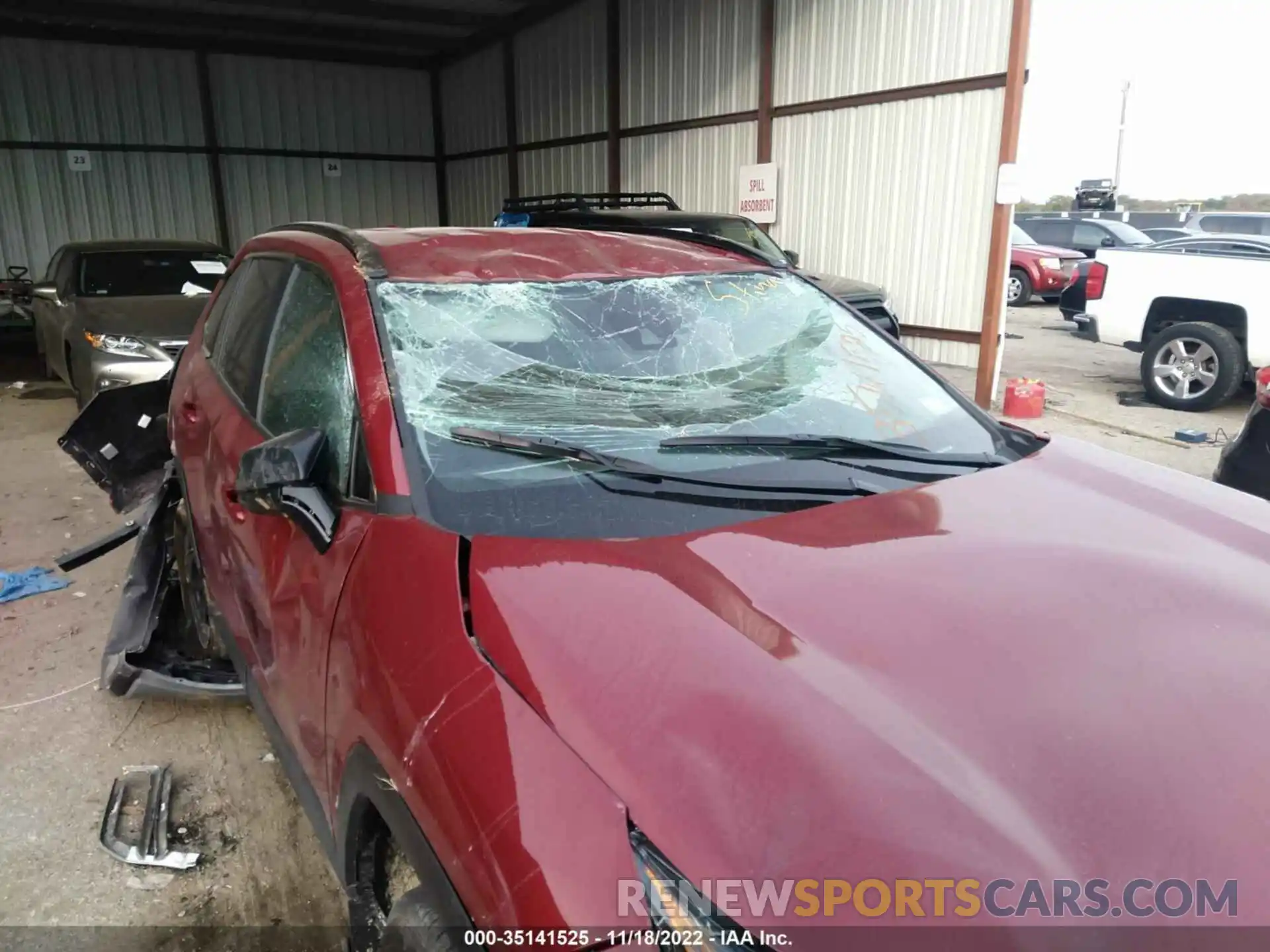 6 Photograph of a damaged car 2T3H1RFV4MW124717 TOYOTA RAV4 2021