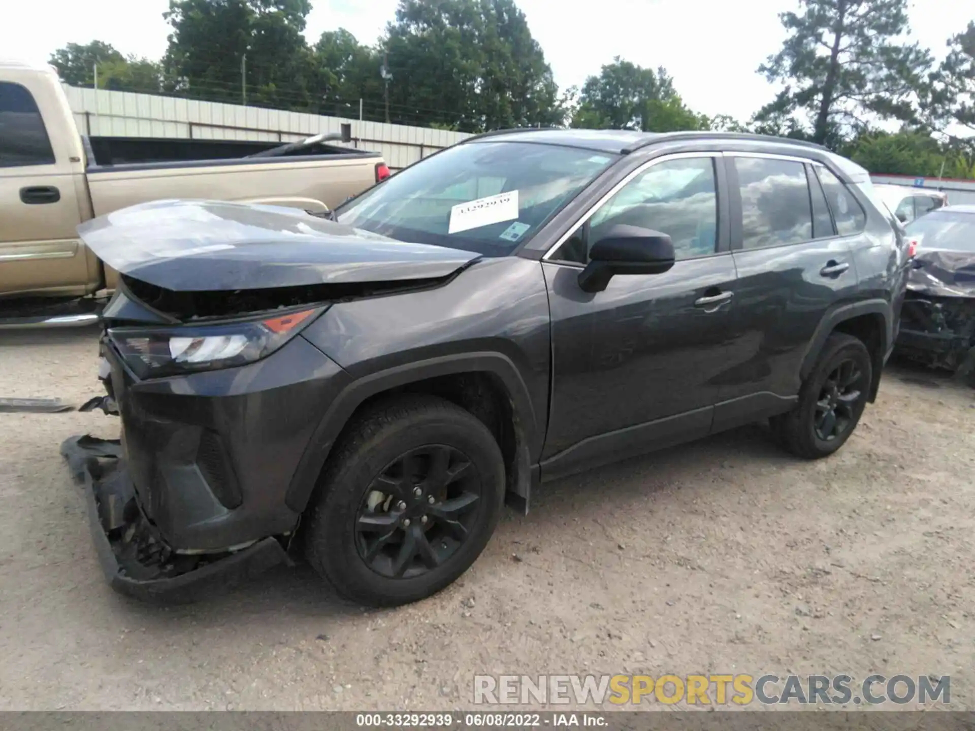 2 Photograph of a damaged car 2T3H1RFV4MW134471 TOYOTA RAV4 2021