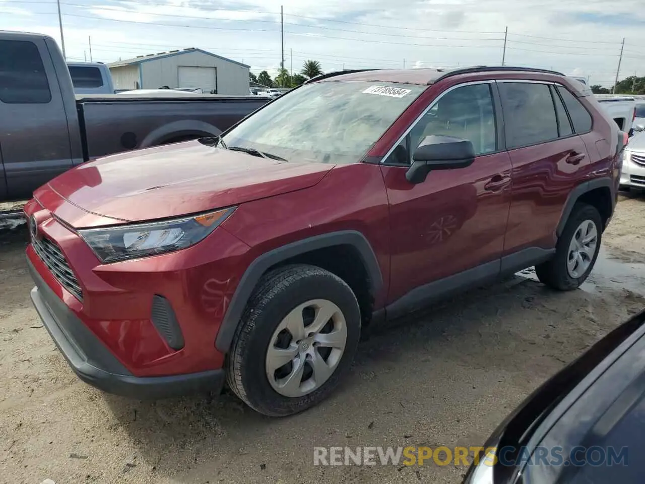 1 Photograph of a damaged car 2T3H1RFV4MW159922 TOYOTA RAV4 2021