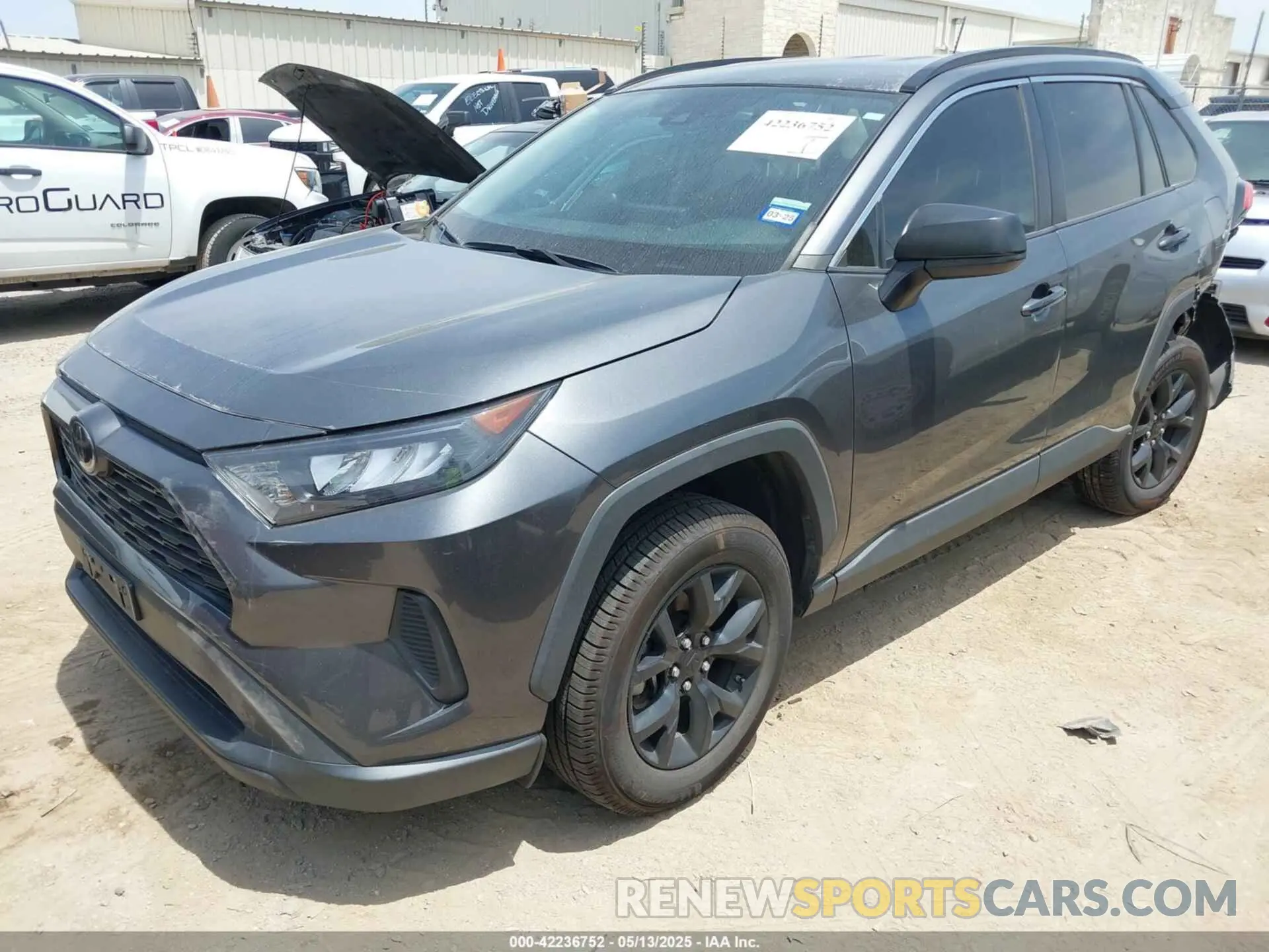 2 Photograph of a damaged car 2T3H1RFV5MC124355 TOYOTA RAV4 2021