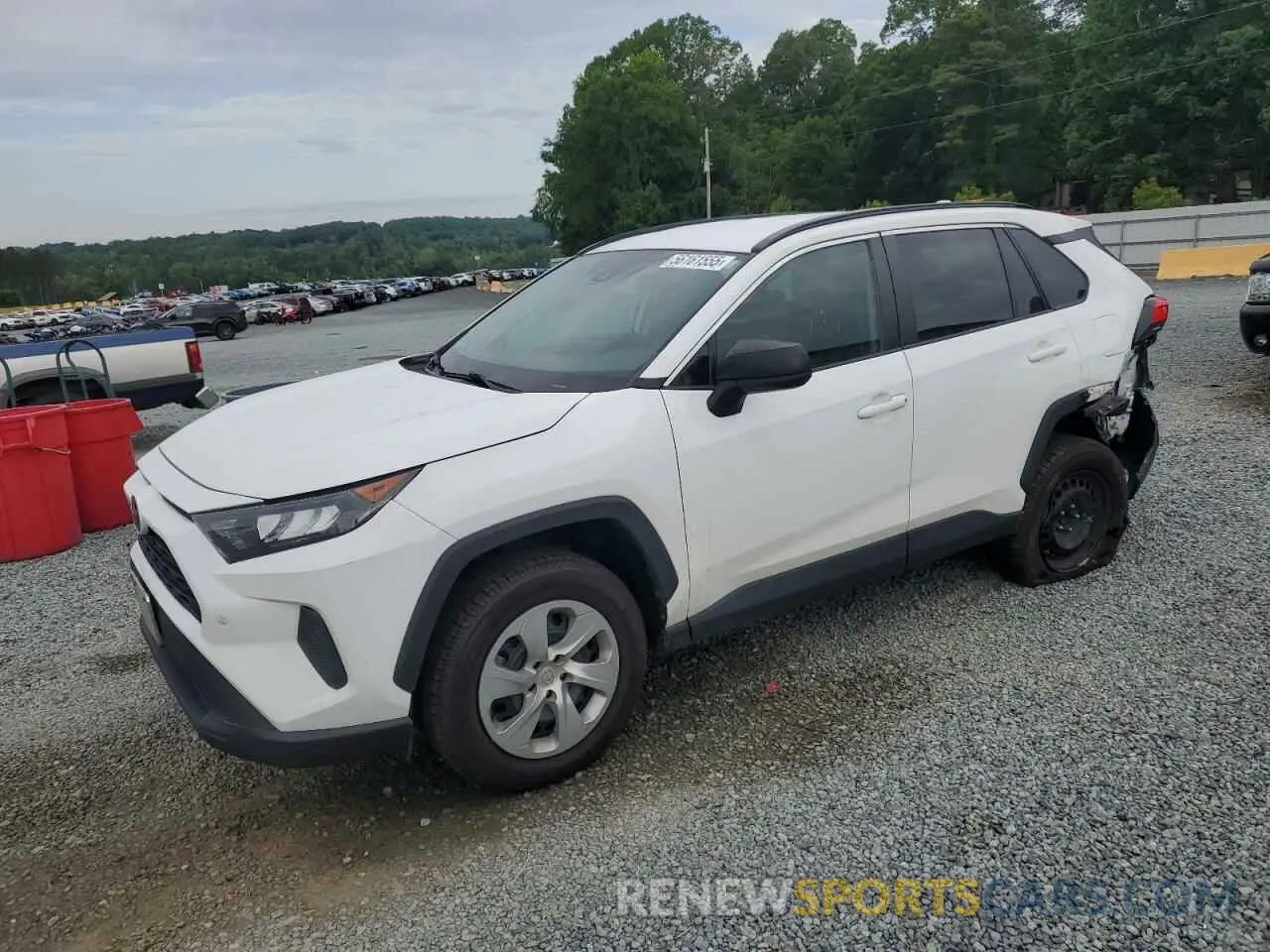 1 Photograph of a damaged car 2T3H1RFV5MC128079 TOYOTA RAV4 2021