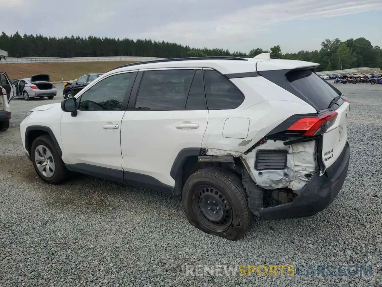 2 Photograph of a damaged car 2T3H1RFV5MC128079 TOYOTA RAV4 2021
