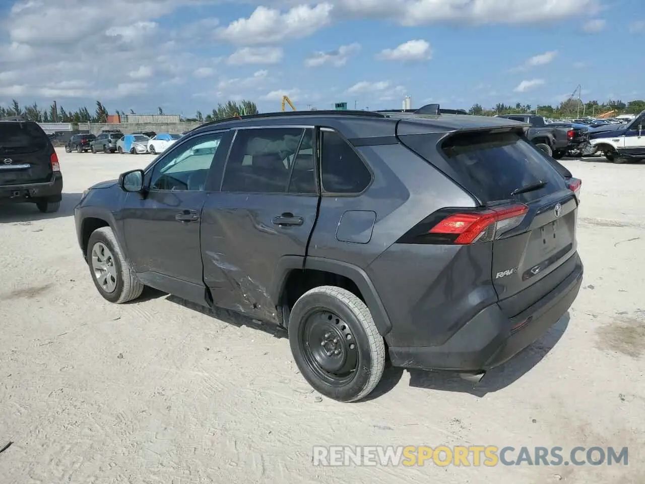 2 Photograph of a damaged car 2T3H1RFV5MC129054 TOYOTA RAV4 2021