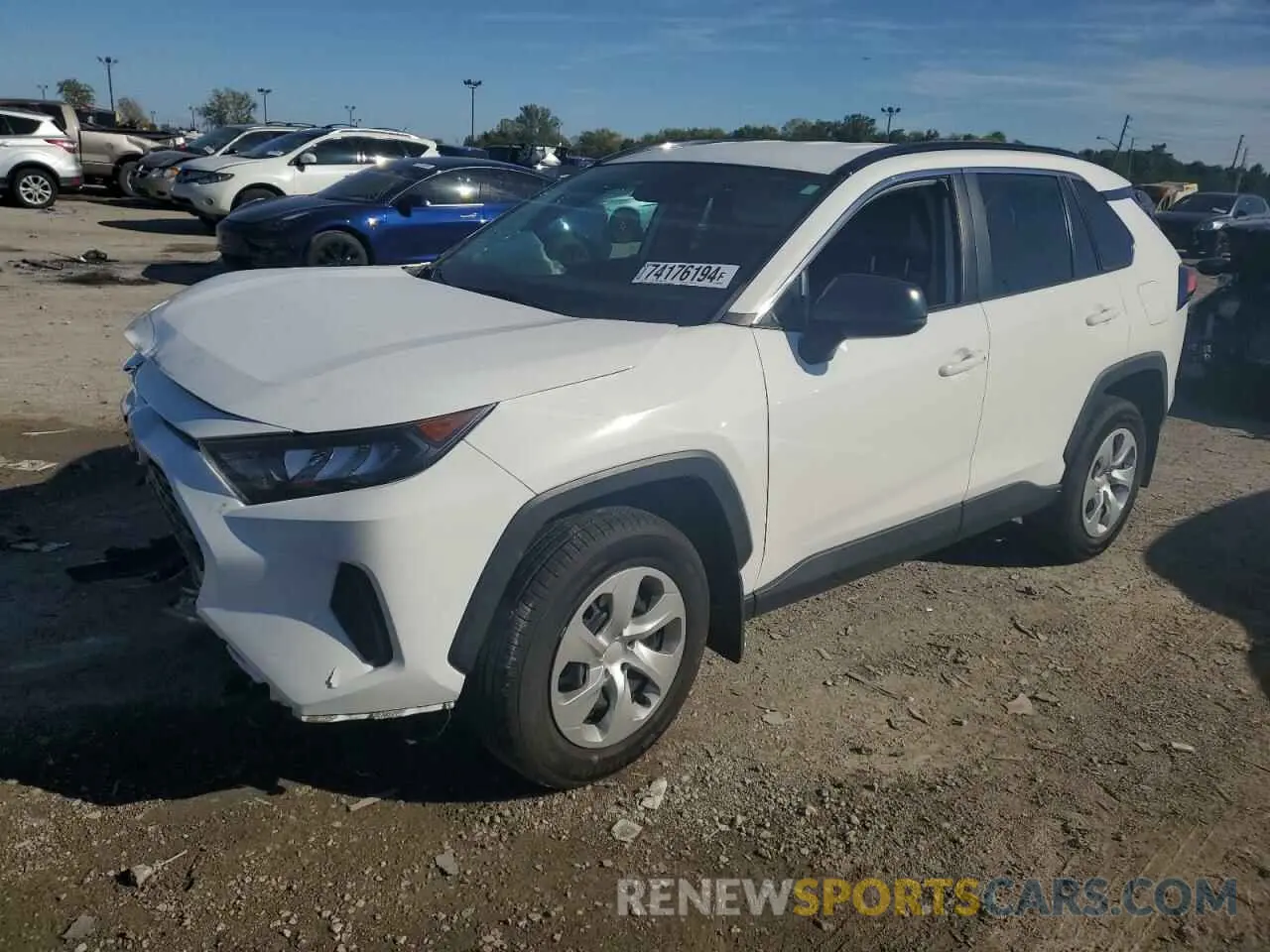 1 Photograph of a damaged car 2T3H1RFV5MC133248 TOYOTA RAV4 2021