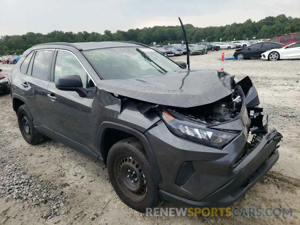 1 Photograph of a damaged car 2T3H1RFV5MC143651 TOYOTA RAV4 2021