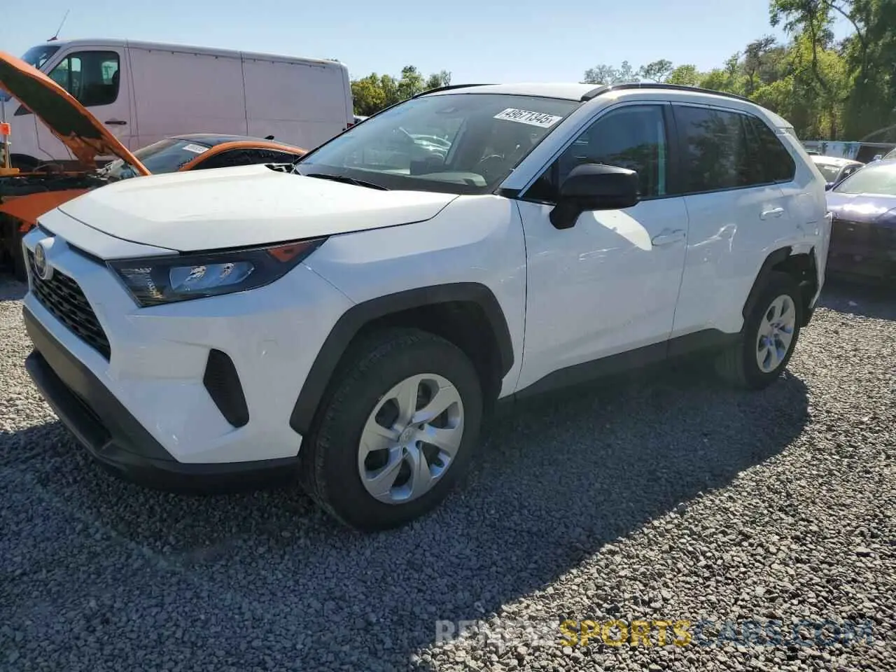 1 Photograph of a damaged car 2T3H1RFV5MC149711 TOYOTA RAV4 2021