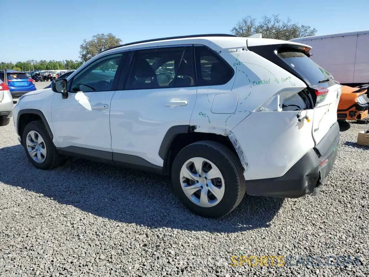 2 Photograph of a damaged car 2T3H1RFV5MC149711 TOYOTA RAV4 2021