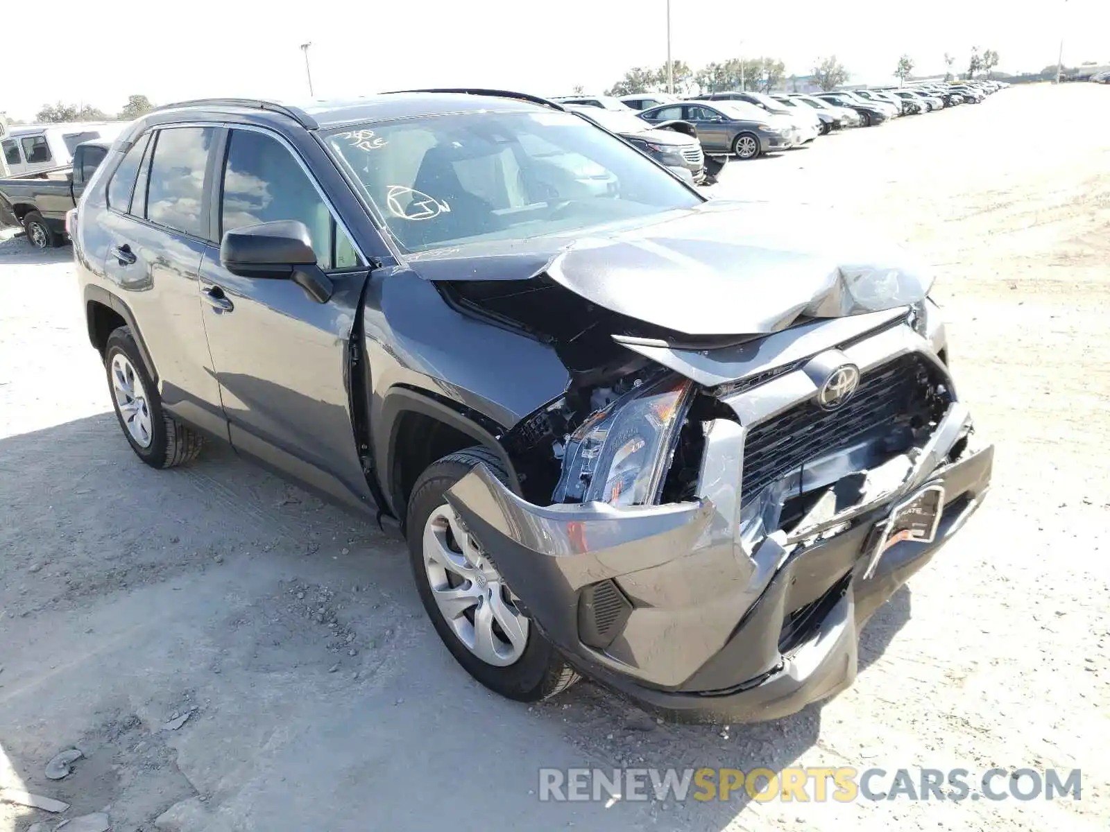 1 Photograph of a damaged car 2T3H1RFV6MC110612 TOYOTA RAV4 2021