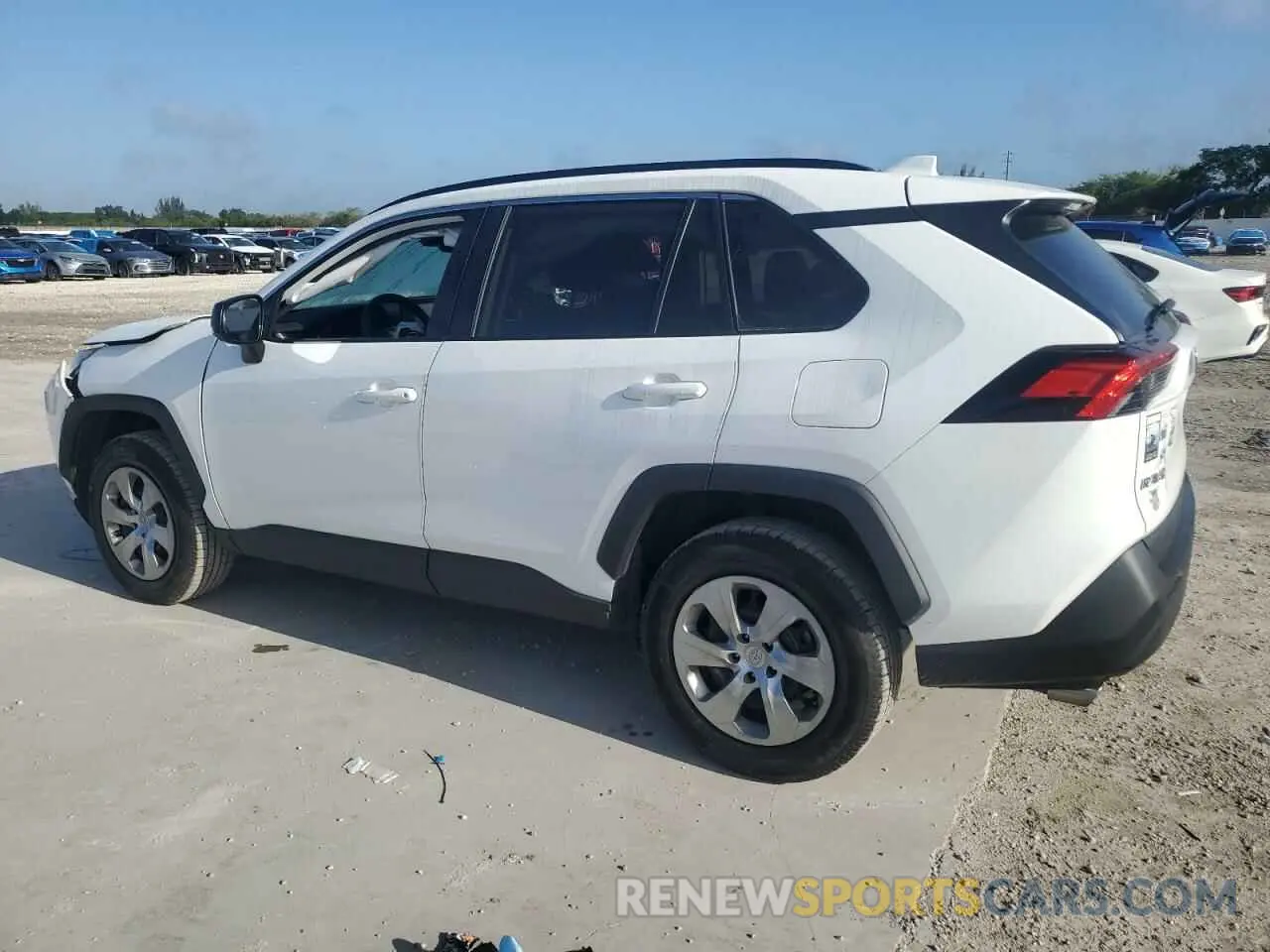 2 Photograph of a damaged car 2T3H1RFV6MC116250 TOYOTA RAV4 2021