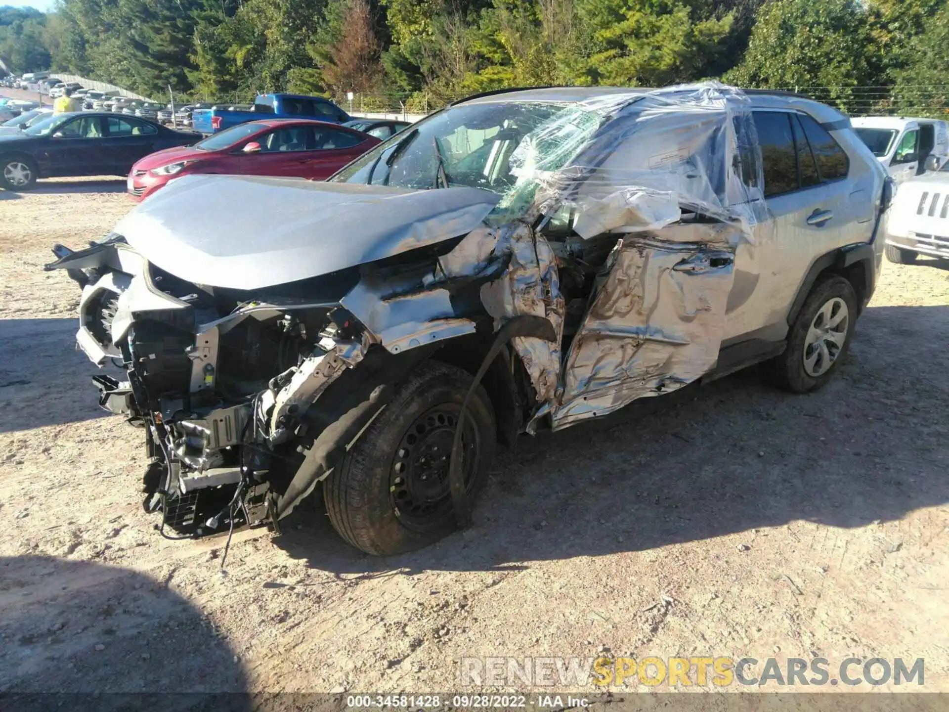 2 Photograph of a damaged car 2T3H1RFV6MC144078 TOYOTA RAV4 2021