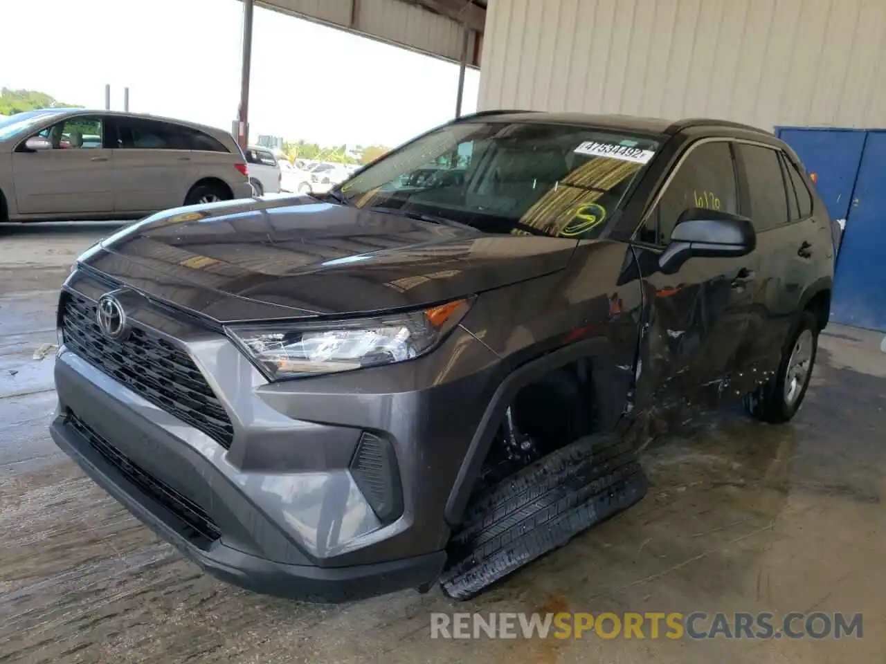 2 Photograph of a damaged car 2T3H1RFV6MC144355 TOYOTA RAV4 2021