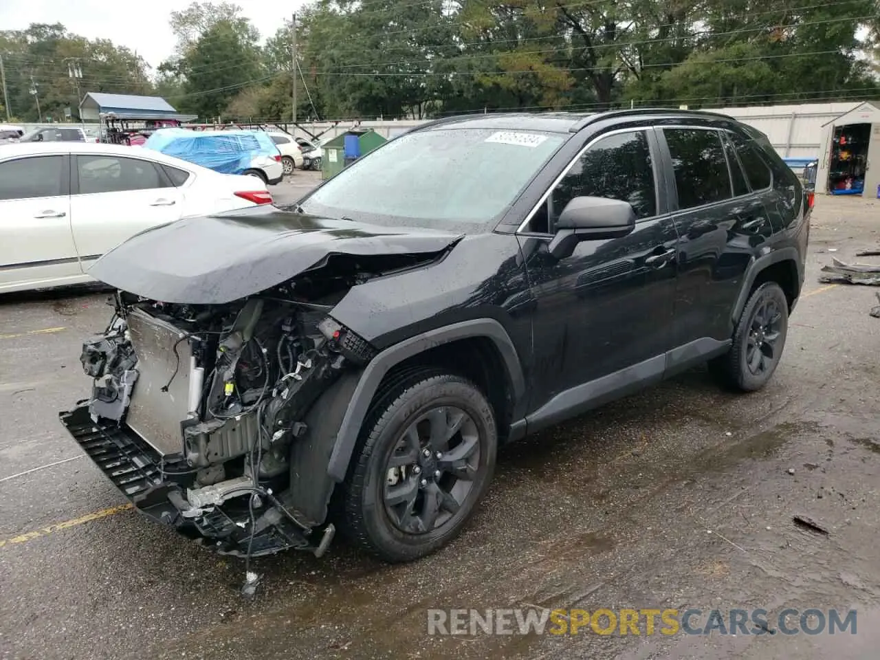1 Photograph of a damaged car 2T3H1RFV6MC168235 TOYOTA RAV4 2021