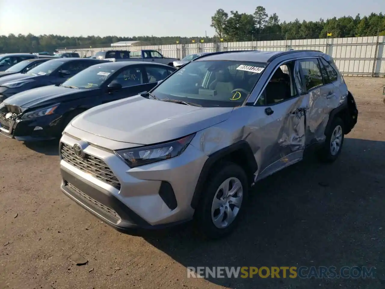 2 Photograph of a damaged car 2T3H1RFV6MW128459 TOYOTA RAV4 2021