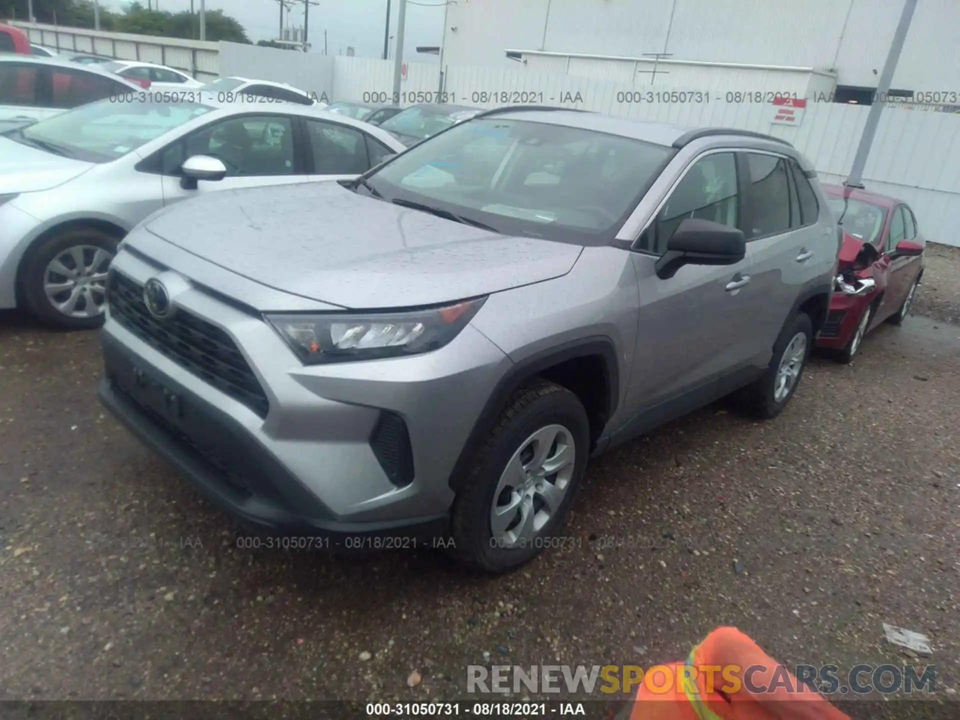 2 Photograph of a damaged car 2T3H1RFV6MW136397 TOYOTA RAV4 2021