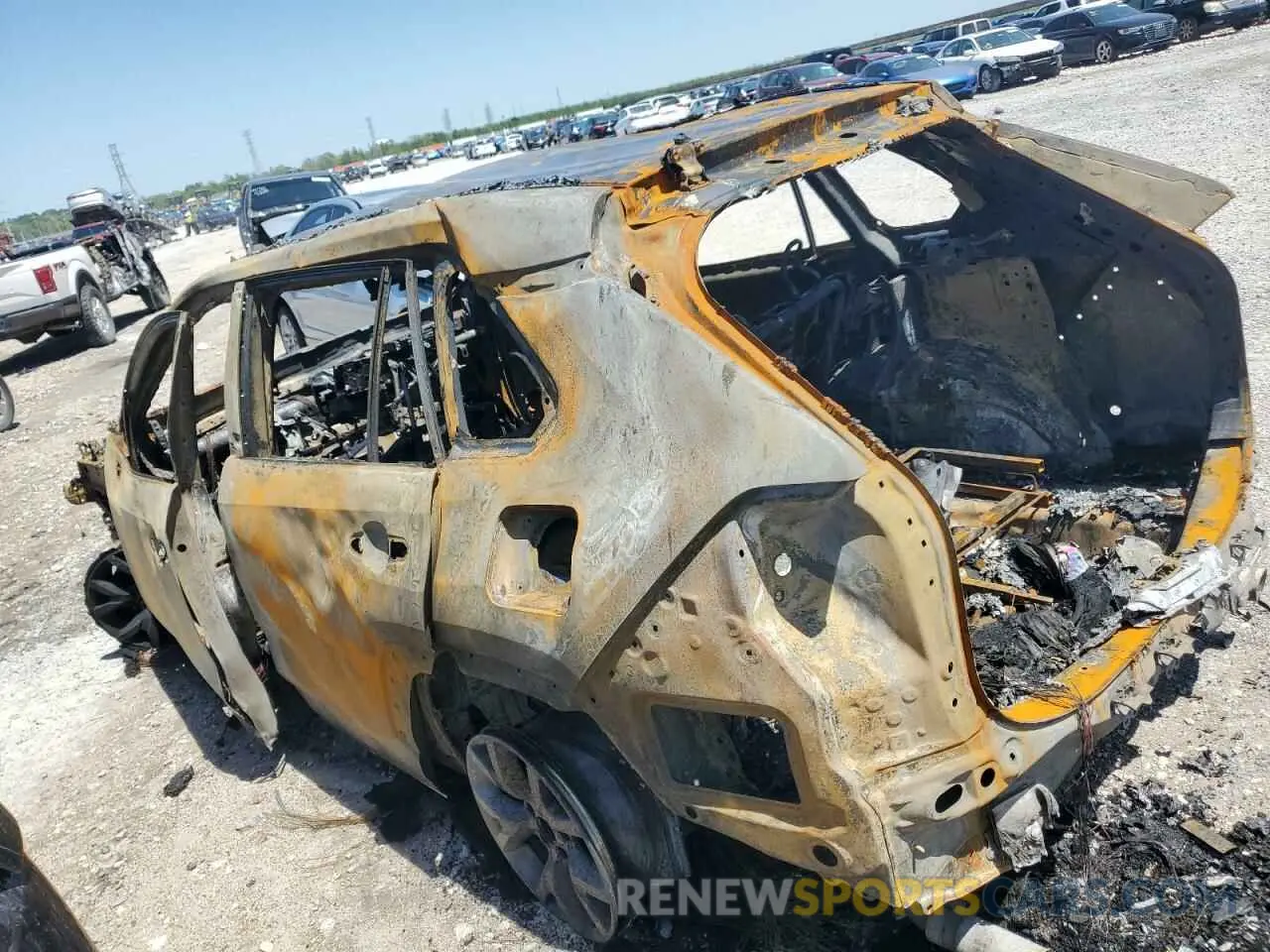 2 Photograph of a damaged car 2T3H1RFV6MW142099 TOYOTA RAV4 2021