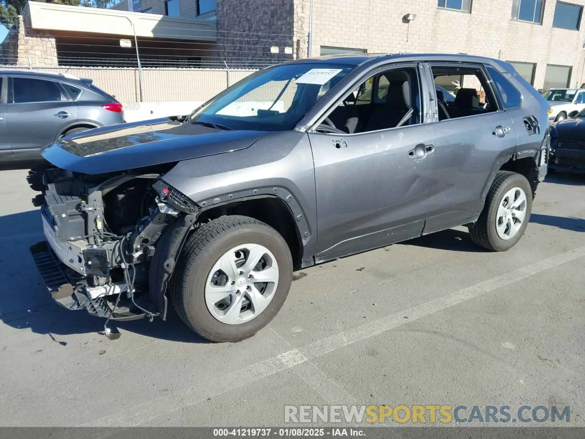 2 Photograph of a damaged car 2T3H1RFV6MW149621 TOYOTA RAV4 2021
